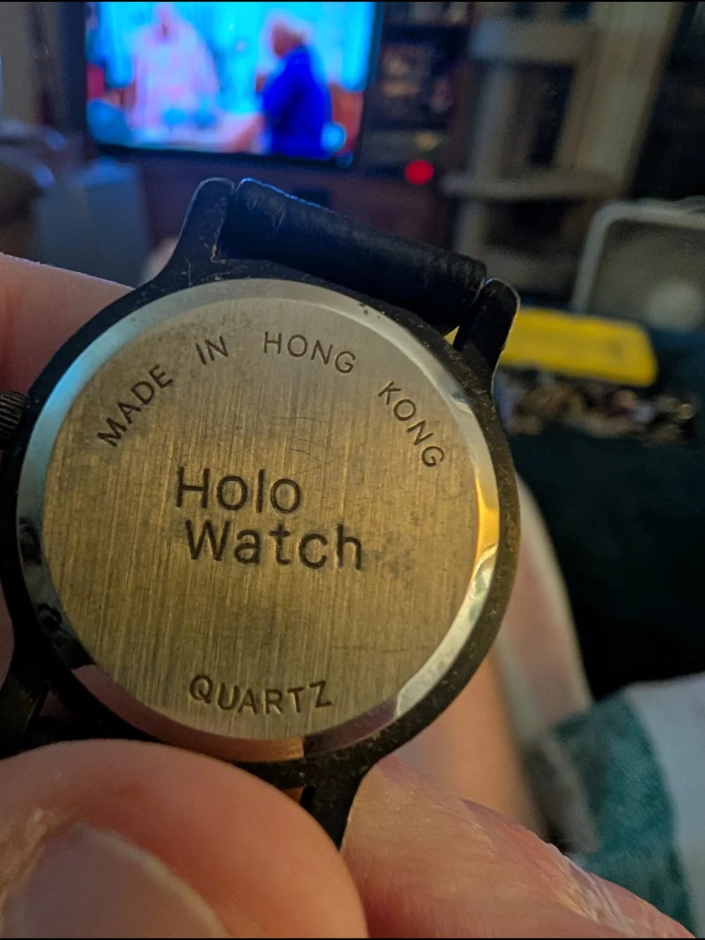 3D Arts Holo Black Quartz Wristwatch Japanes Move Brand New Battery